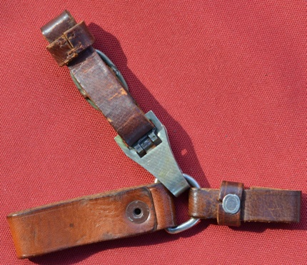 Original WW2 German SA Dagger Early Three Piece Hanger.
DRGM