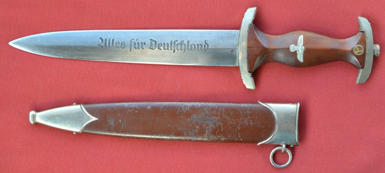 WW2 German Transitional SA Dagger J.A. Henkels RZM M7-10 1938