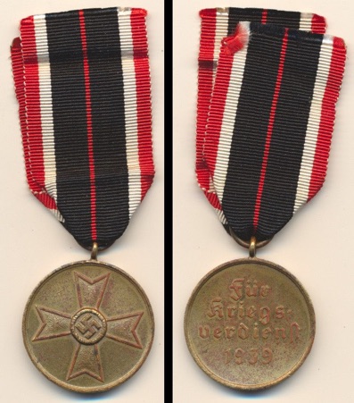 WW2 German War Merit Medal Kriegsverdienstmedaille
