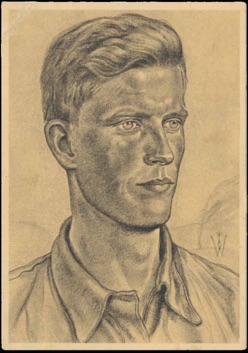 Original Wolfgang Willrich VDA Postcard WW2 German Young Farmer