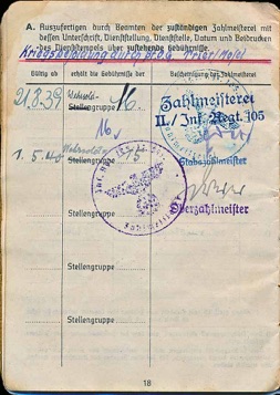 WW2 German Army Soldbuch Nikolaus Mueller 